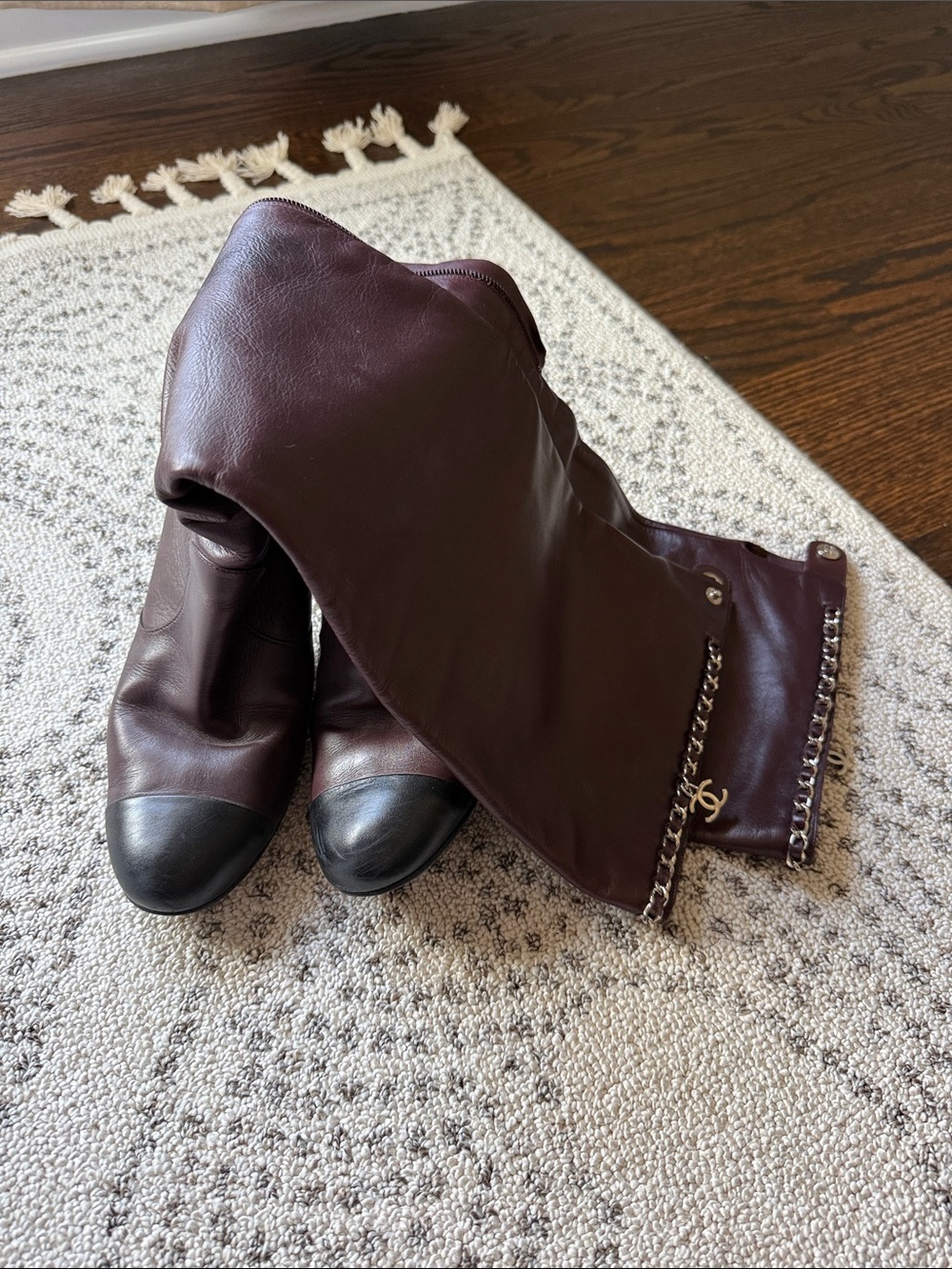 Chanel Tall Boots 39.5